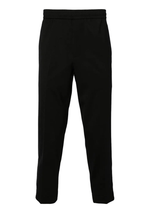 Neil Barrett drawstring-waist tapered trousers - Black