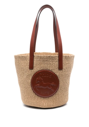 Chloé Horse Medal shoulder bag - Neutrals