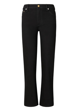 Tory Burch cropped flared jeans - Black