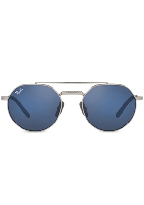 Ray-Ban JACK II round-frame sunglasses - Silver