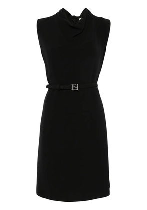 FENDI cady mini dress - Black