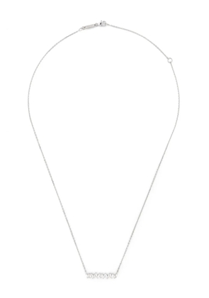 Suzanne Kalan 18kt white gold Bar diamond necklace - Silver