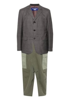 Junya Watanabe MAN panelled coat - Brown