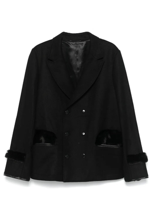 Random Identities double-breasted jacket - Black