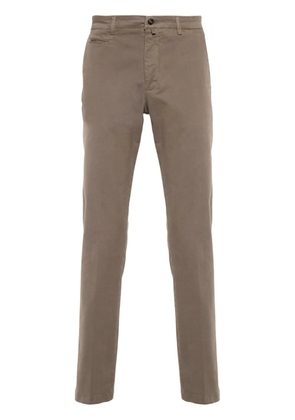 Briglia 1949 slim-cut chino trousers - Brown