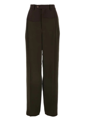 Magliano high-waisted wide-leg trousers - Brown