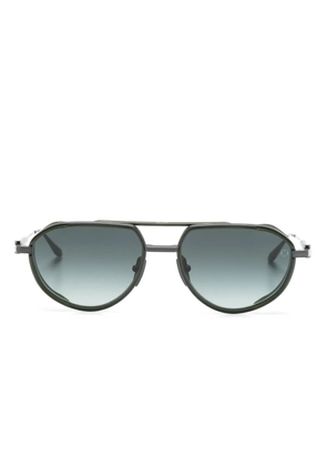 Akoni Skyracer pilot-frame sunglasses - Green