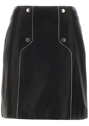 HUGO leather mini skirt - Black