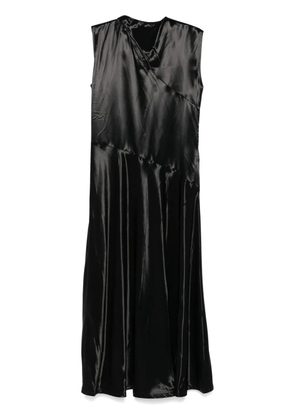 Jil Sander satin midi dress - Black