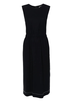 Fabiana Filippi contrast-stitching midi dress - Blue