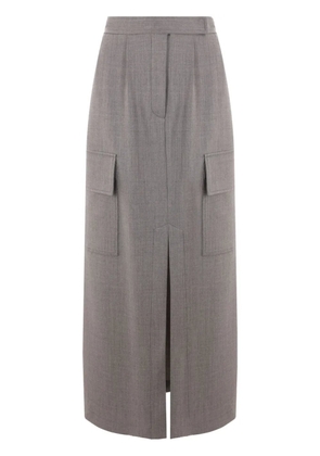 CRIDA Chioggia midi skirt - Grey