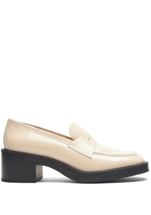 Stuart Weitzman 40mm Kaia loafers - Neutrals