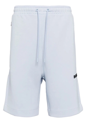 BOSS logo-embroidered drawstring shorts - Blue