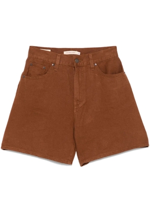 Levi's high-rise shorts - Brown