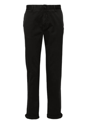 Incotex low-rise straight-leg trousers - Black