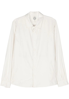 Mazzarelli long-sleeve shirt jacket - Neutrals