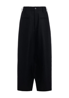 Yohji Yamamoto belt-loops trousers - Black
