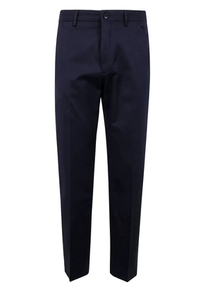 Incotex pressed-crease chino trousers - Blue