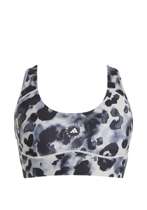 adidas by Stella McCartney animal print tank top - Neutrals