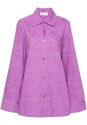 Rodebjer Bahar striped shirt - Purple