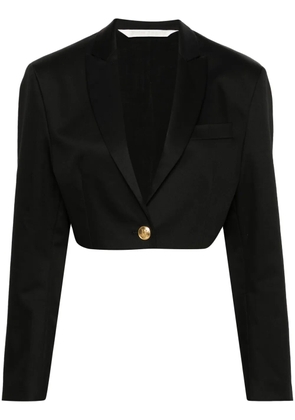 Palm Angels cropped blazer - Black
