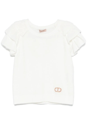 TWINSET knitted T-shirt - Neutrals