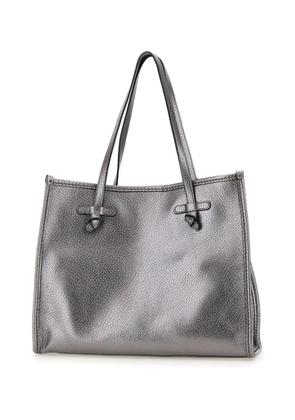MARCELLA CLUB leather tote bag - Silver