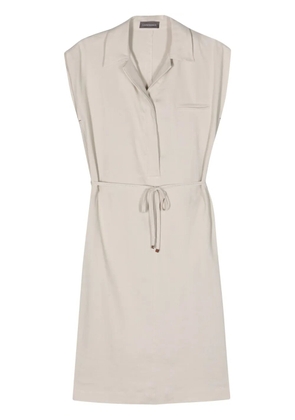 Lorena Antoniazzi belted midi shirt dress - Neutrals