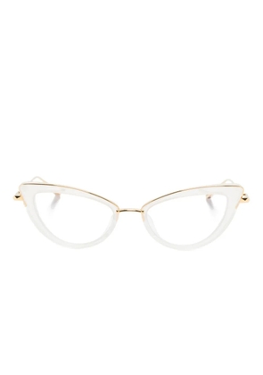 VALENTINO GARAVANI EYEWEAR V Daydream cat-eye glasses - White