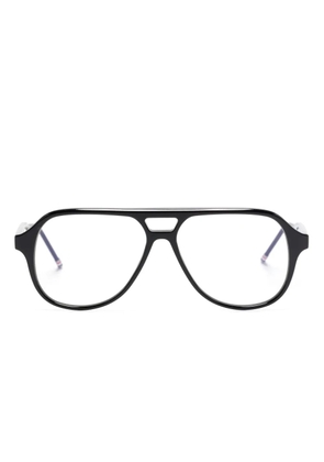 Thom Browne Eyewear pilot-frame glasses - Black