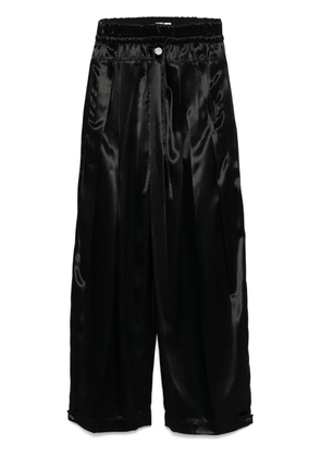 Jil Sander satin palazzo pants - Black
