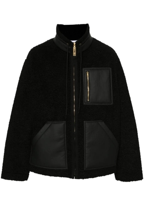 Moschino faux-shearling jacket - Black
