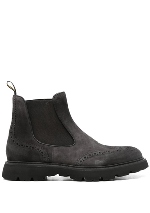 Doucal's brogue-trim ankle boots - Grey