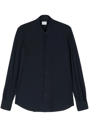 Mazzarelli tonal stitching cotton shirt - Blue