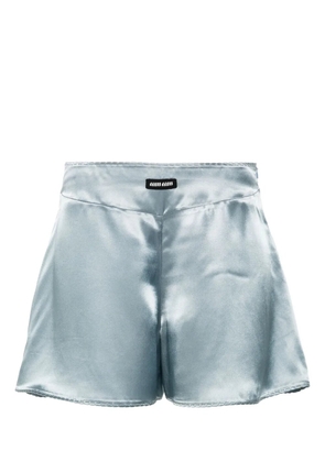 Miu Miu satin pyjama shorts - Blue
