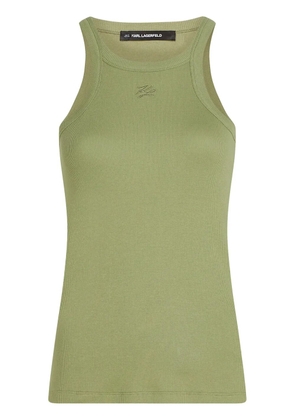 Karl Lagerfeld Autograph tank top - Green
