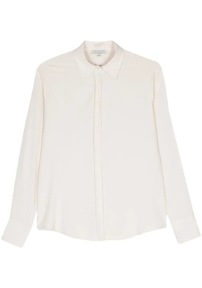 Antonelli crepe-texture shirt - Neutrals