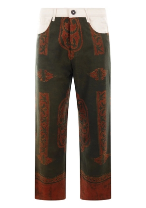 Kartik Research Printed trousers - Neutrals
