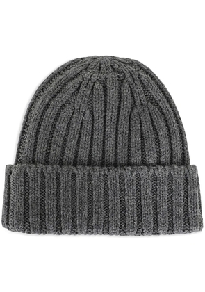 ASPESI cable-knit beanie - Grey