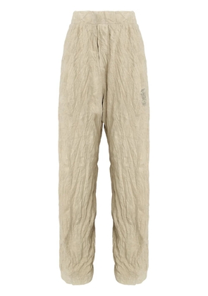 Osklen crinkled trousers - Neutrals