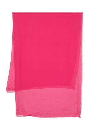 Faliero Sarti sheer silk scarf - Pink