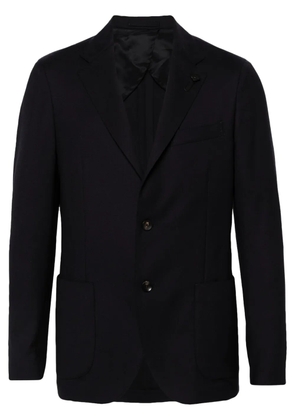 Lardini brooch-detail blazer - Blue