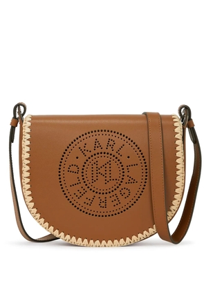 Karl Lagerfeld K/Circle crossbody bag - Brown