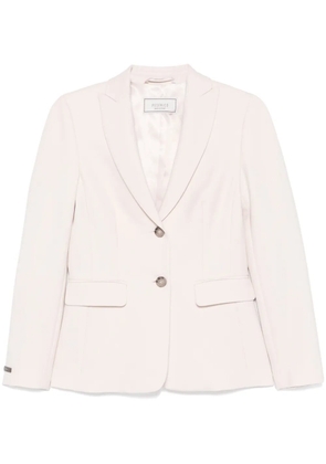 Peserico double-face blazer - White