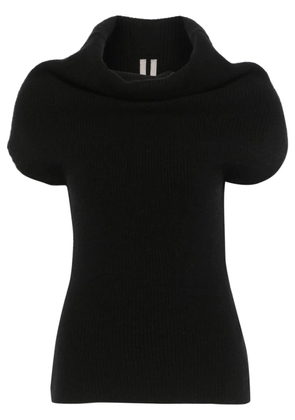 Rick Owens SL Crater knitted top - Black