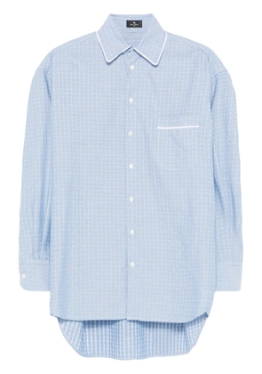 ETRO jacquard shirt - Blue