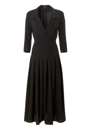 Carolina Herrera pleated maxi dress - Black