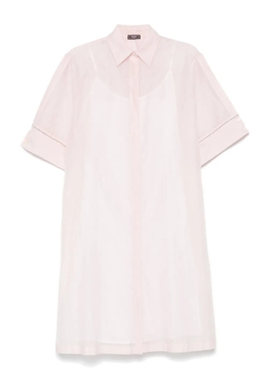 Peserico semi-sheer midi dress - Pink