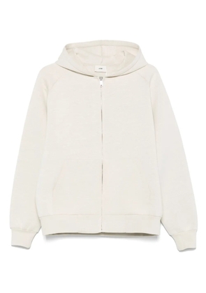 Autry logo-debossed hoodie - Neutrals