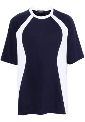 DSQUARED2 logo-print cotton T-shirt - Blue